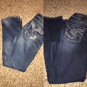 2 Pairs Silver Jeans